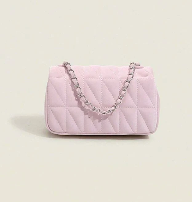 Quilted Chain Crossbody Purse