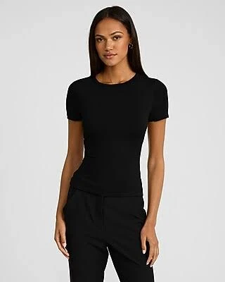 Supersoft Women's Fitted Double Layer Crew Neck Tee