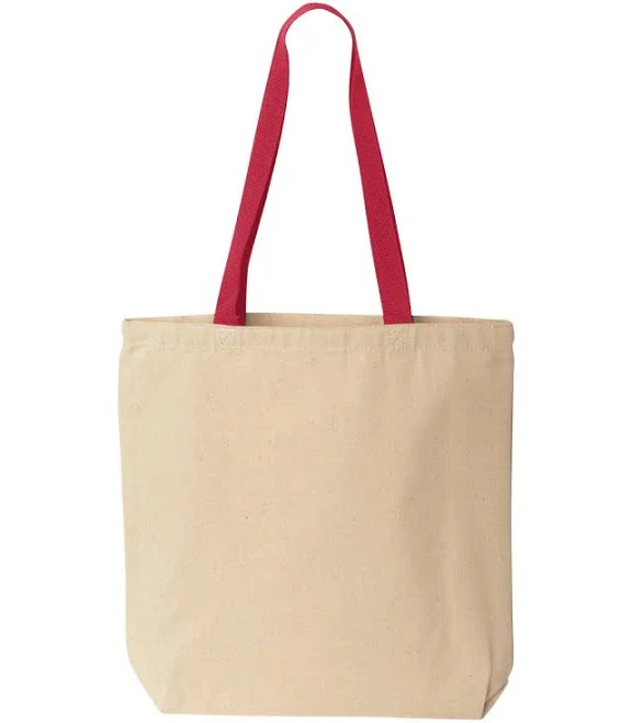 Liberty Bags 8868 Natural Tote with Contrast