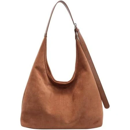 Women's Retro Suede Hobo Bag
