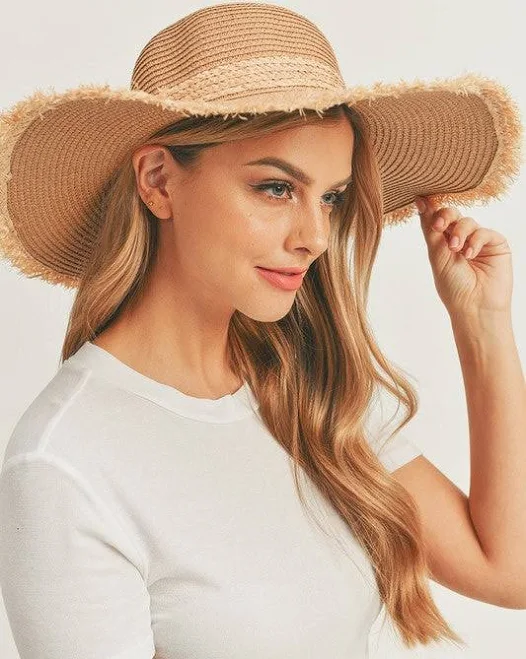 Floppy Straw Sun Hat
