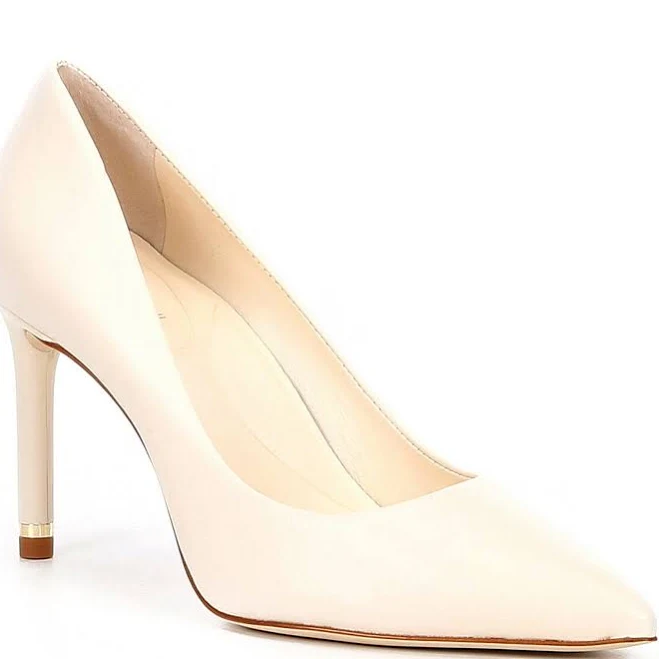 Antonio Melani Kara Leather Classic Pointed Toe Pumps