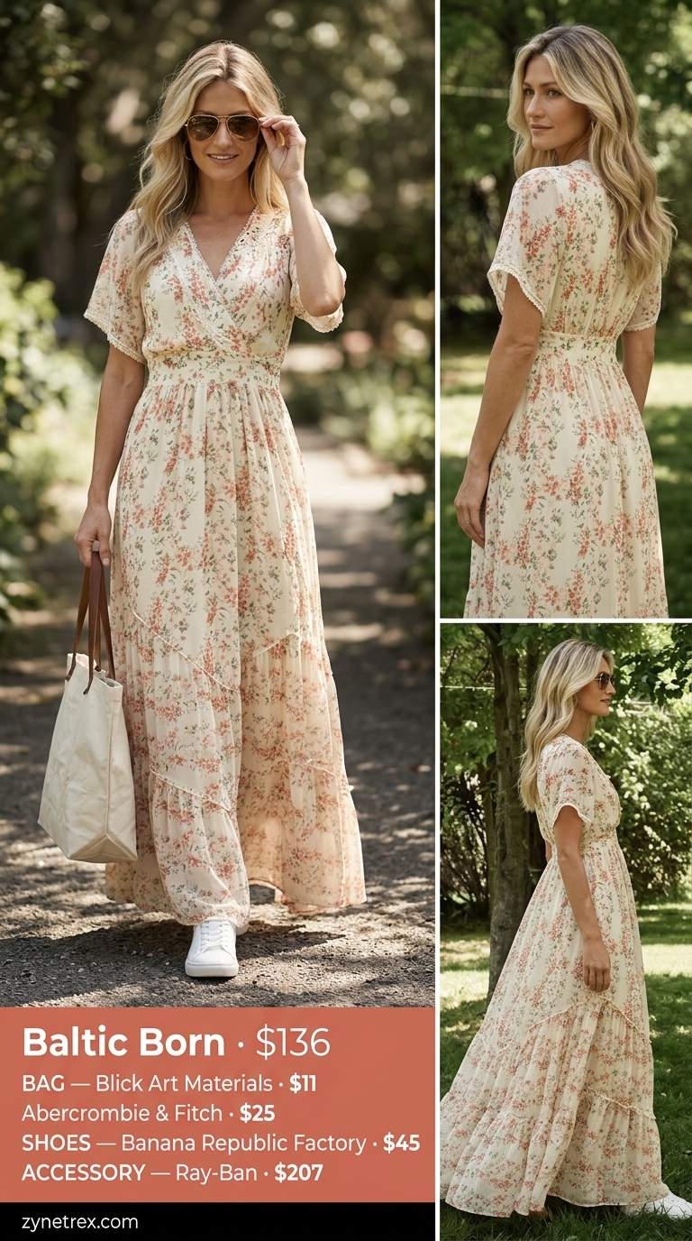 Tall women summer maxi outfits 2026: Light blue knit set with white sneakers and canvas tote for weekend getaway.