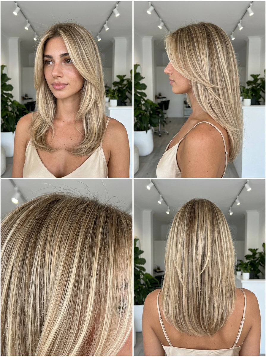 Ethereal Ghost Layers for Long Fine Hair 2026 extra-long buttercream blonde hair with ghost layers and face-framing pieces for summer 2026