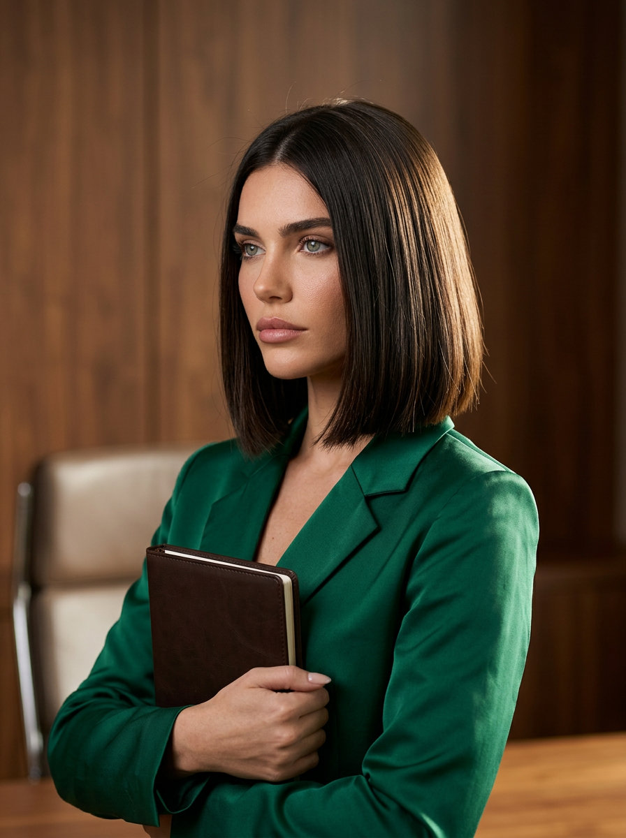 Chic Espresso Bob Haircut 2026 chin-length espresso bob haircut with blunt ends and root melt for summer 2026