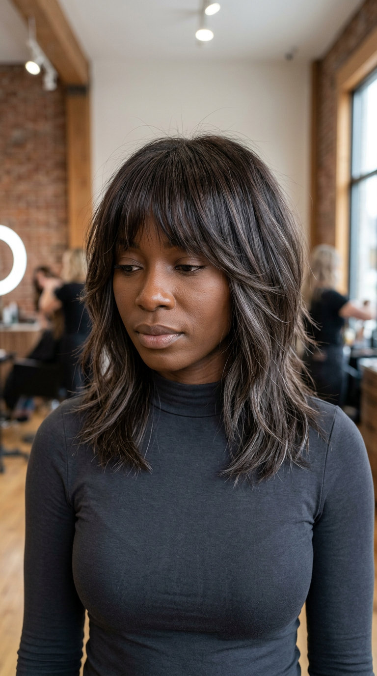 short pixie haircut in rich golden apricot with rose gold reflects, asymmetrical top layers, tapered sides — bold energetic look