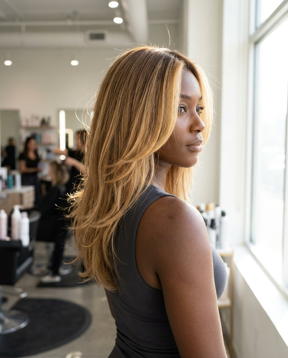 Honey Blonde Money Piece Highlights 2026 long honey blonde hair color with money piece highlights, balayage, playful sun-kissed look