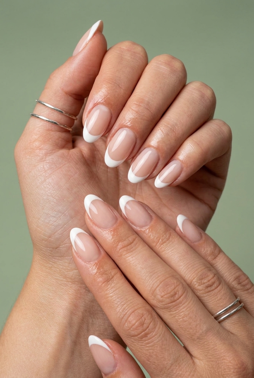 Coral Pink Ombre Oval Nails 2026 | Summer Vacation Style Coral pink ombre oval nails for summer 2026, perfect for vacations and date nights. Juicy, vibrant look.