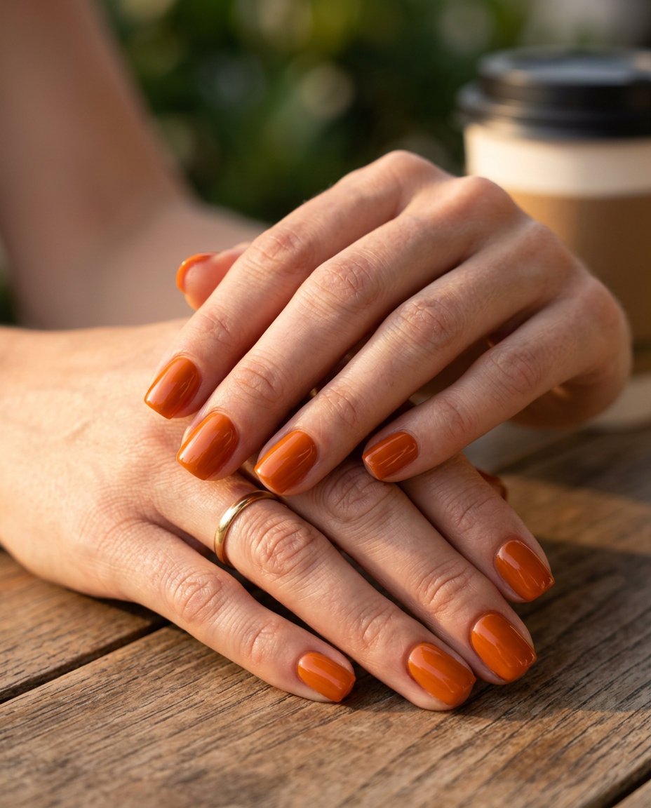 Desert Peach Matte Vacation Nails Summer 2026 Desert Peach Matte vacation nails summer 2026: matte peachy-keen for sophisticated resort casual.