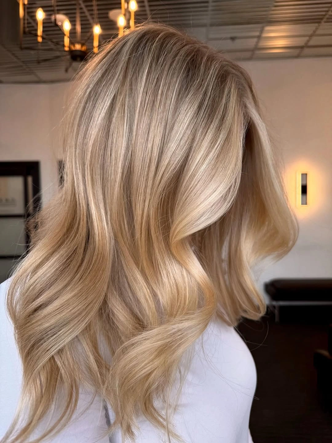 beige blond hair color Cool Beige Blonde With Pearl Dimension
