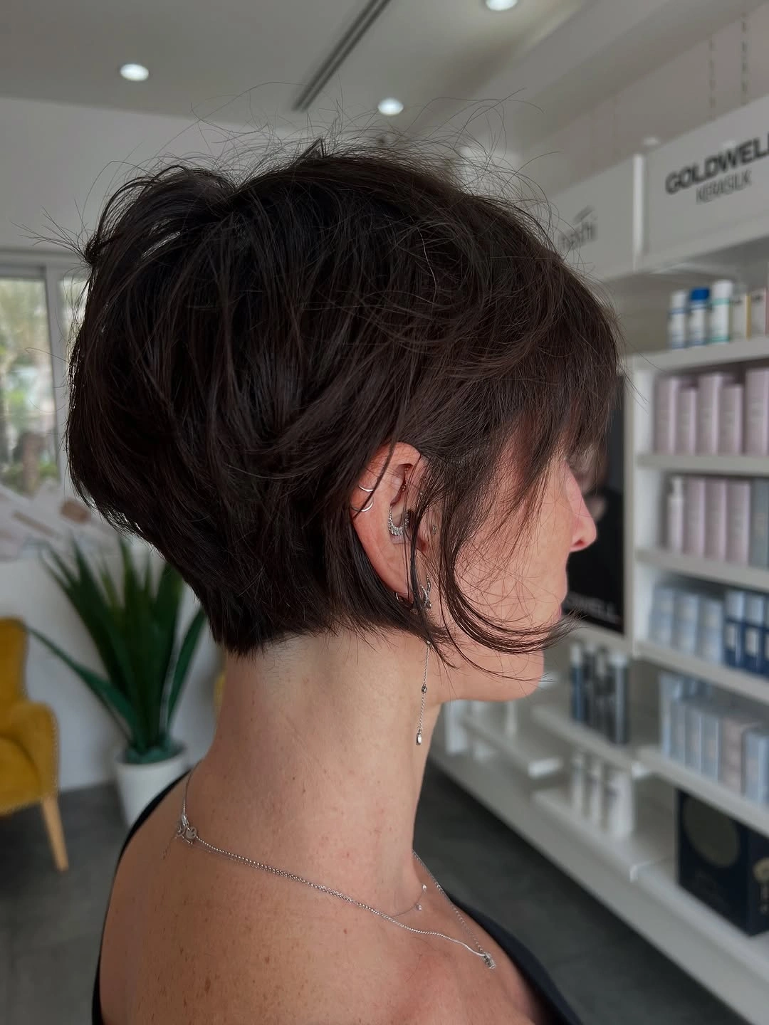 bixie haircut Voluminous Bixie With Dramatic Tapered Layers