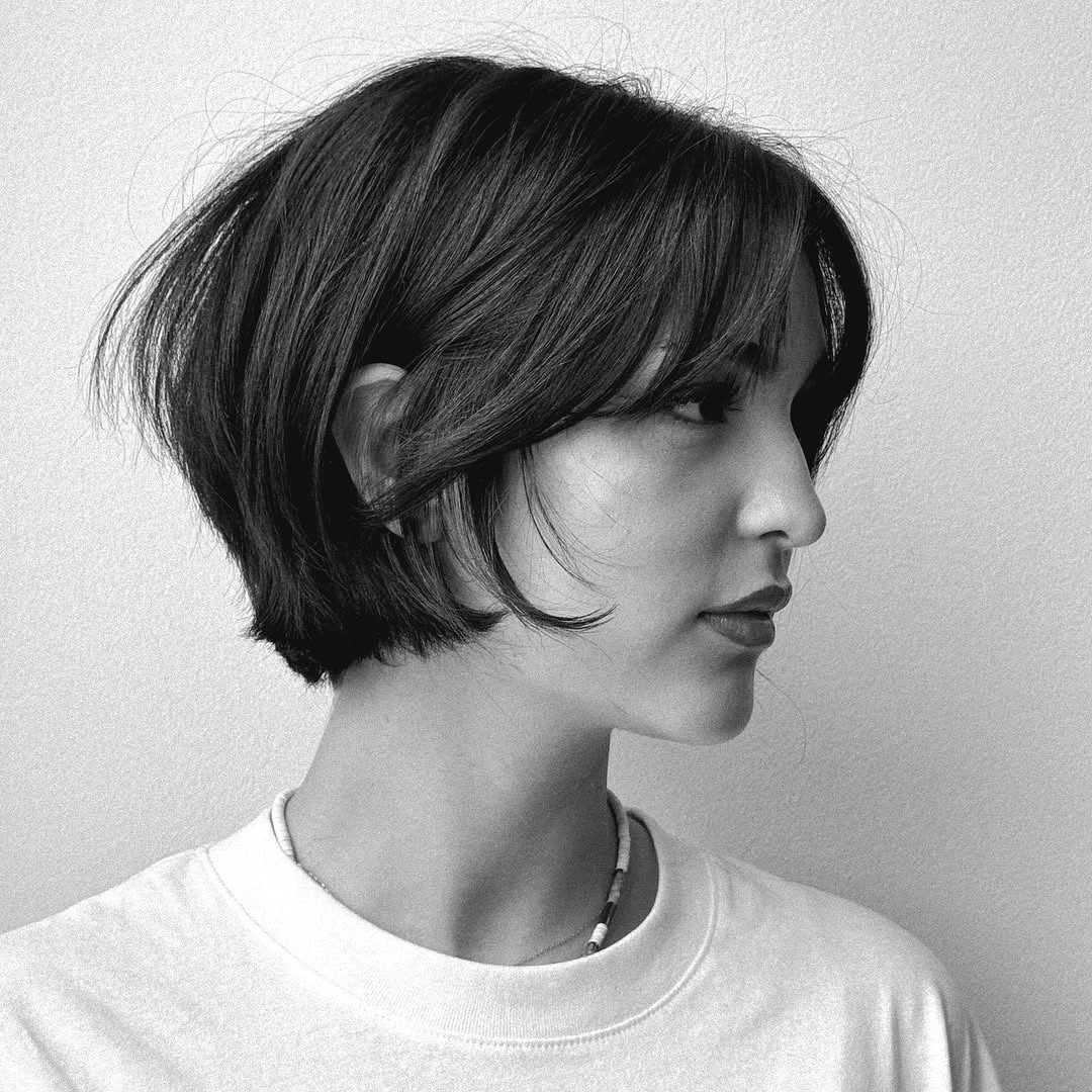 bixie haircut Classic Parisian Bixie With Full Bangs