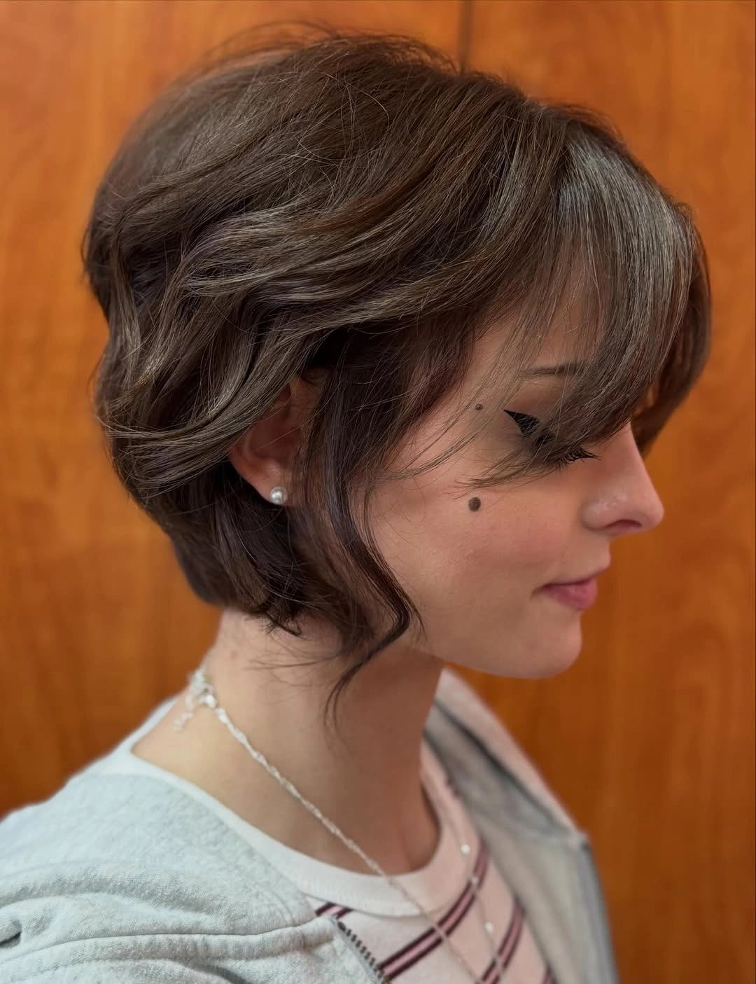 bixie haircut Elegant Layered Bixie With Soft Side Movement