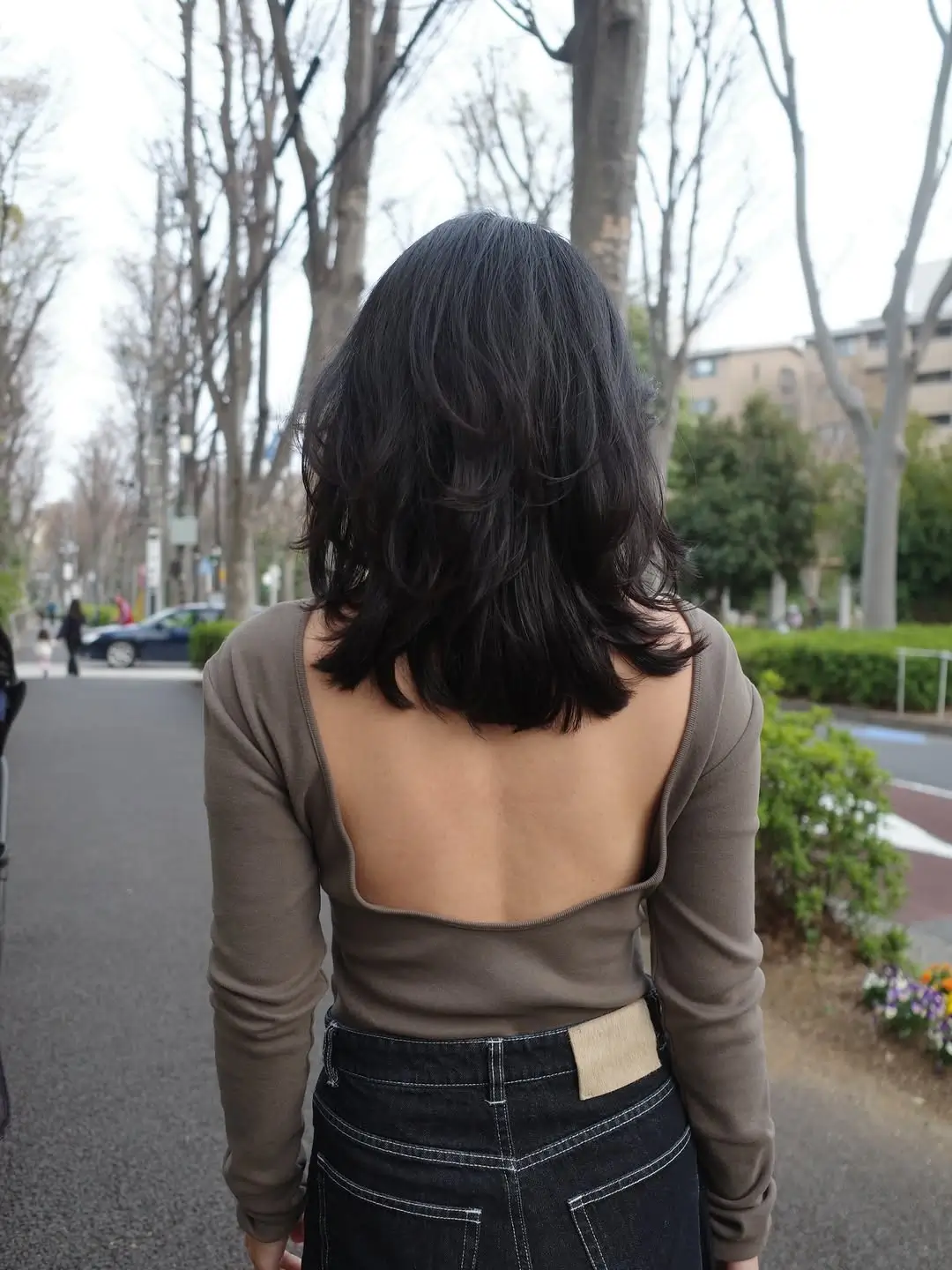 choppy medium layered hair Modern Shag Layers With Effortless Movement