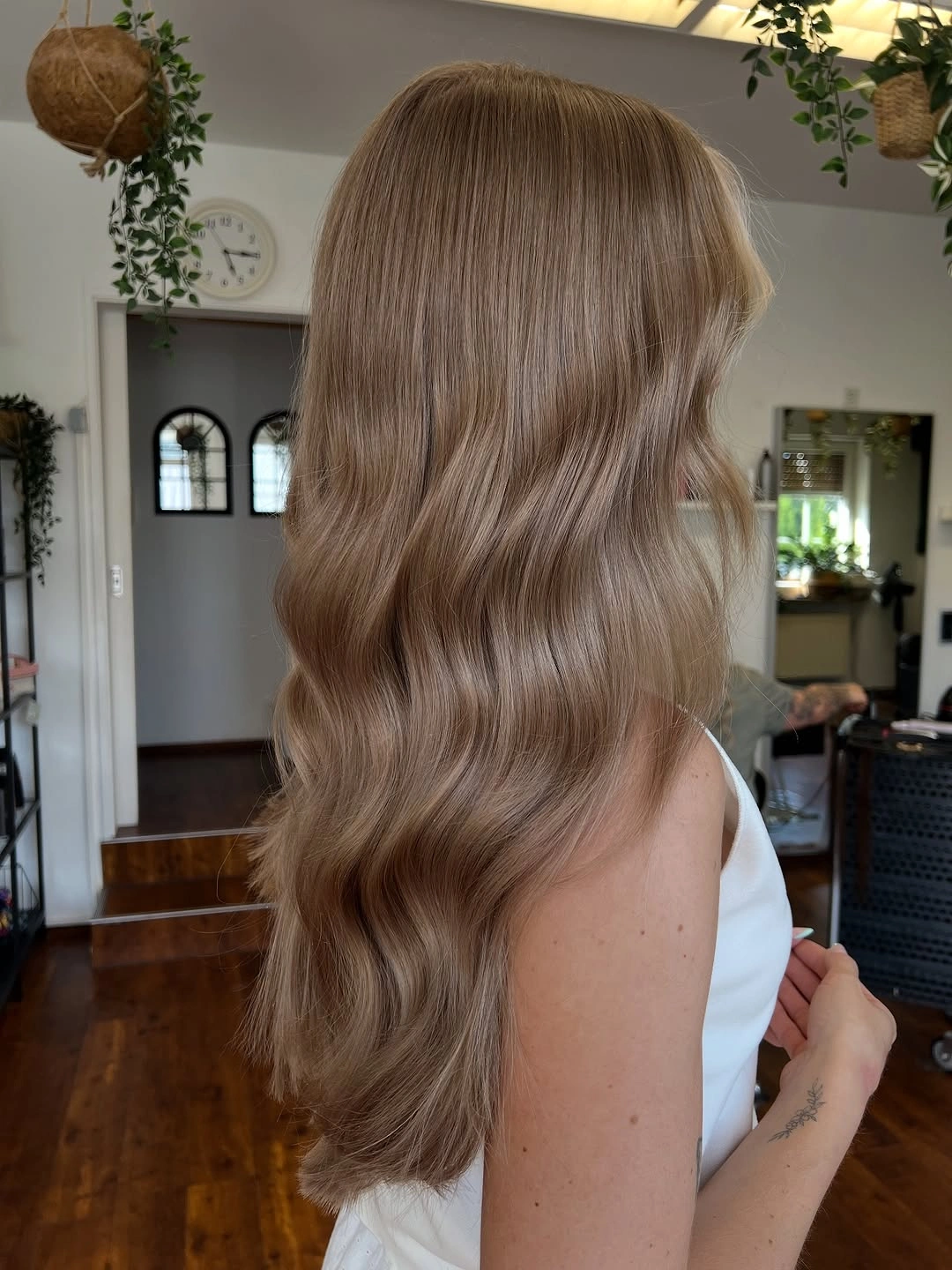dirty blonde hair color Glossy Mushroom Dirty Blonde for Everyday Luxury