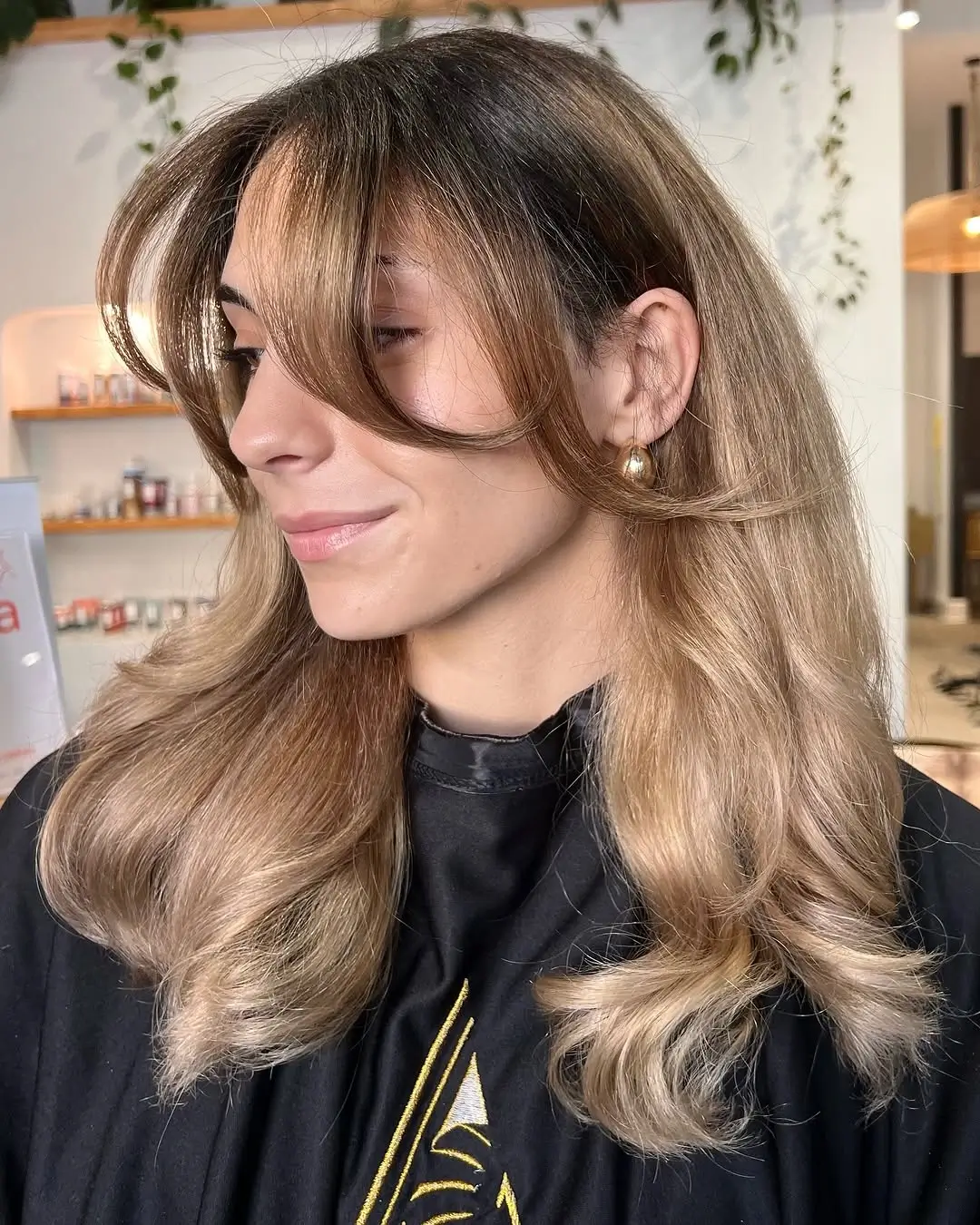 Fall blonde hair colour 2026 Butter Beige Blonde With Curtain Bangs
