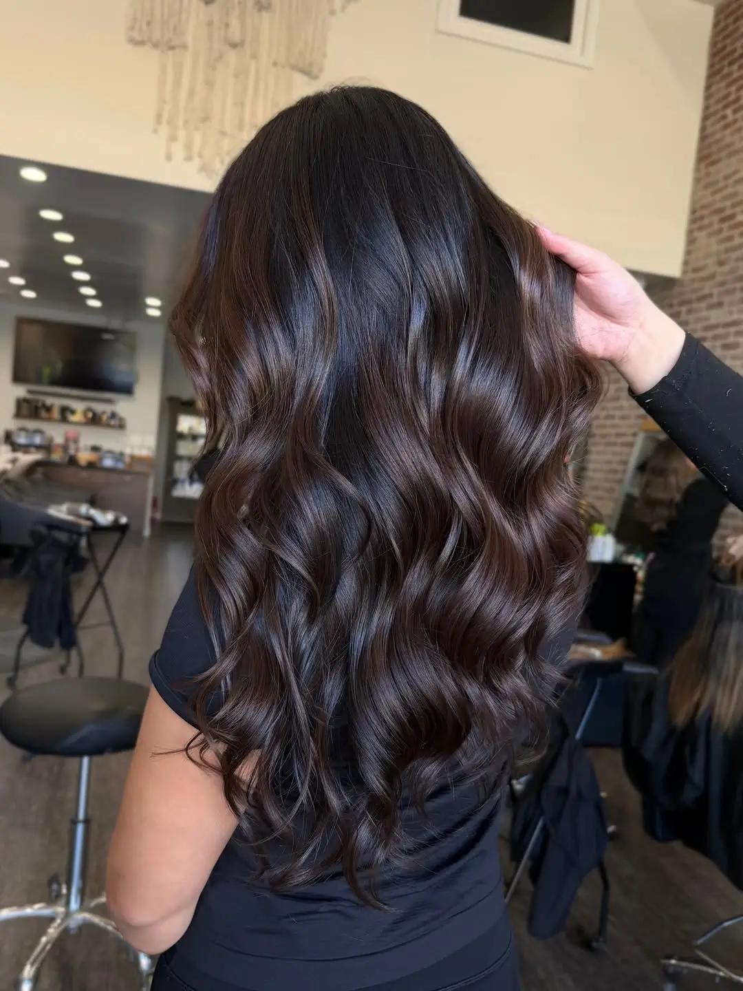 Fall brunette hair colour 2026 Rich Chocolate Brunette with Luxurious Shine