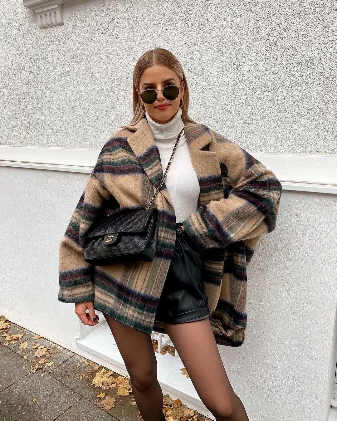 fall fashion trends 2026 Plaid Outerwear Becomes the Statement Piece