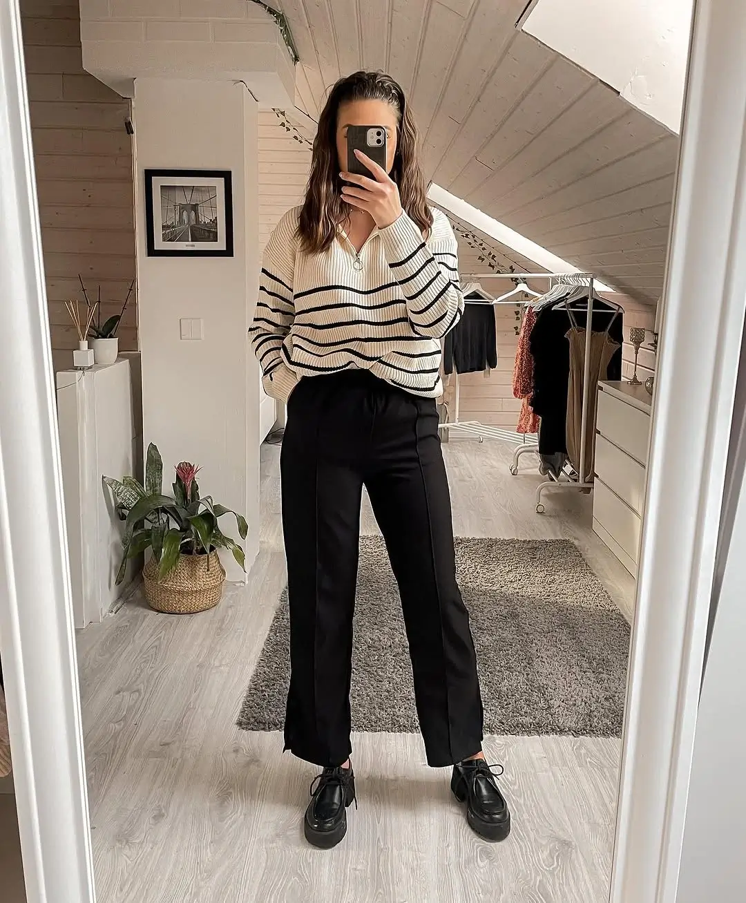 fall fashion trends 2026 Minimal Black and White Makes Everyday Dressing Easier