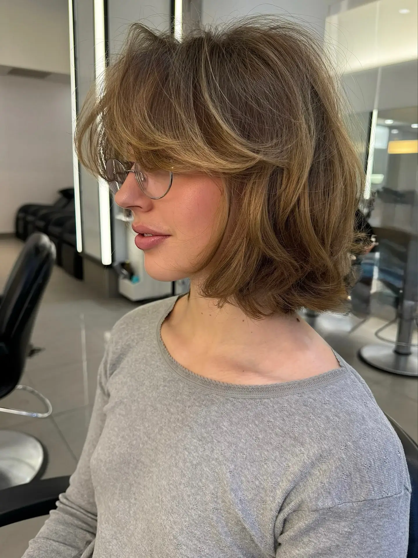 fall French Bob 2026 Layered French Bob with Soft Curtain Fringe