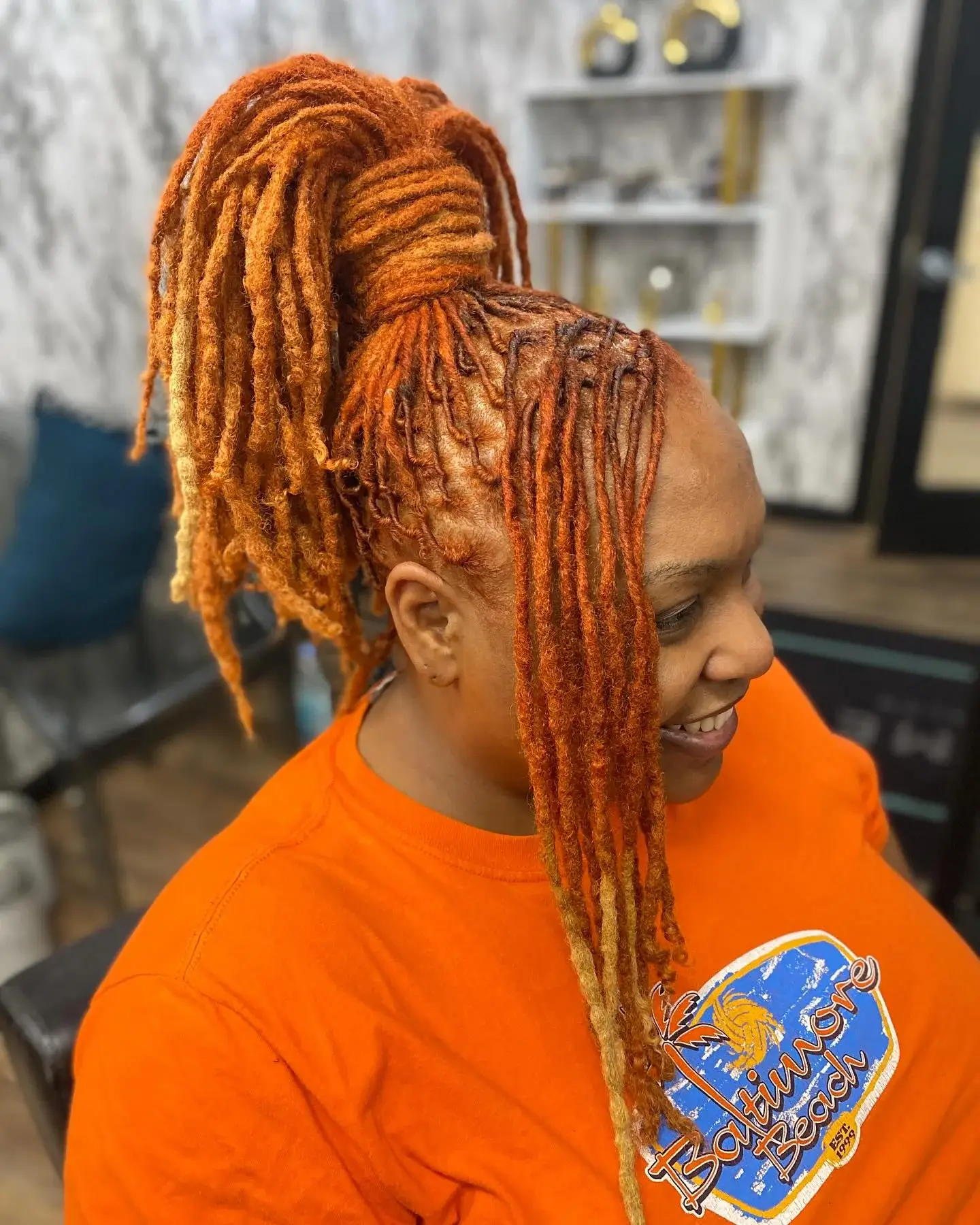 fall hair colors for black women 2026 Copper Locs That Glow Like Autumn Leaves