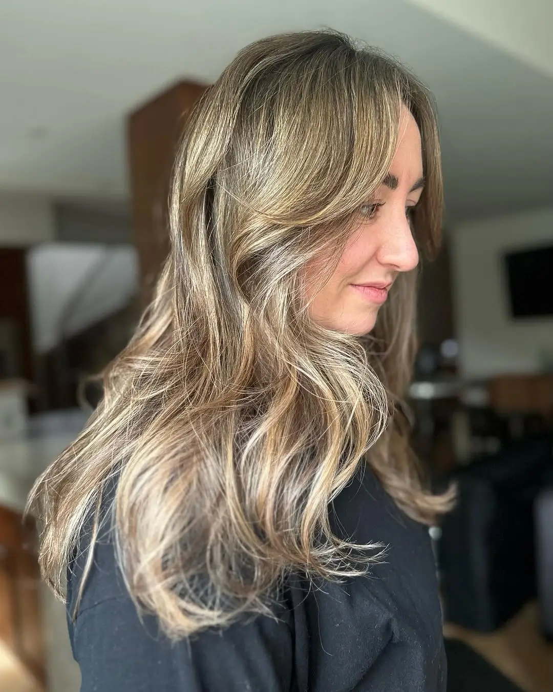 Fall hair colour ideas 2026 Cool Beige Blonde With Airy Layered Dimension