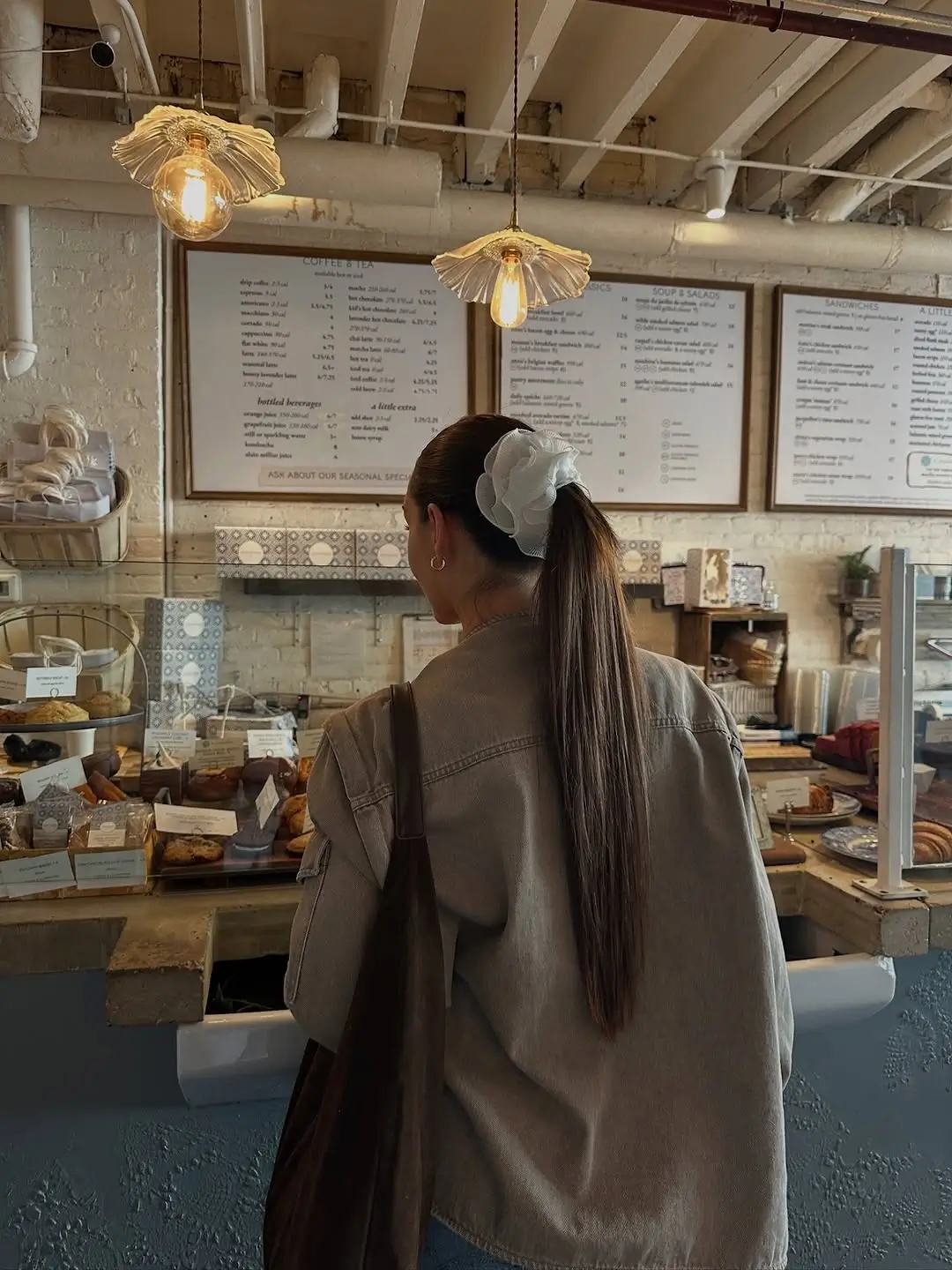 fall hairstyles 2026 Low Sleek Ponytail with an Oversized Statement Scrunchie