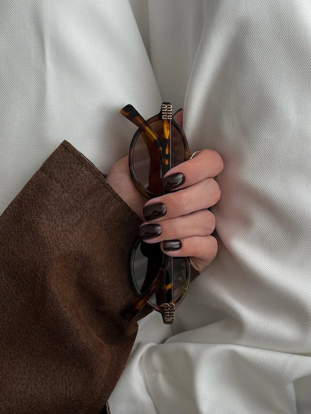 Fall Manicure 2026 Classic Espresso Nails for Minimal Autumn Style