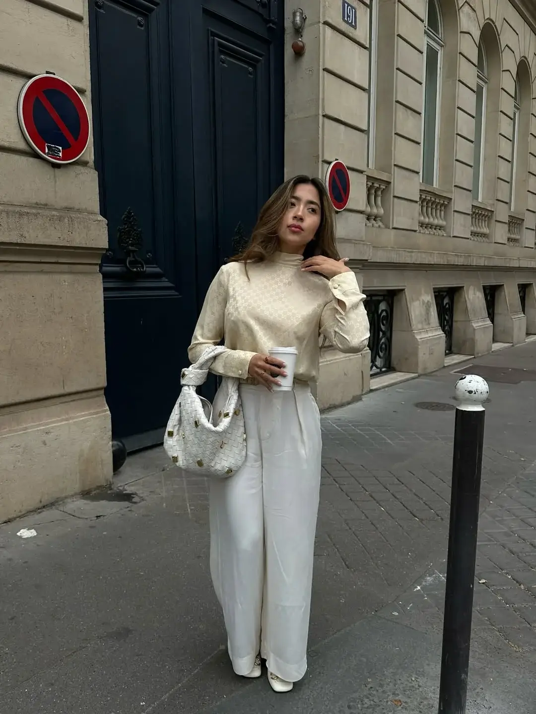 fall office outfits for women 2026 Soft Monochrome Dressing with Elegant Cream Tones