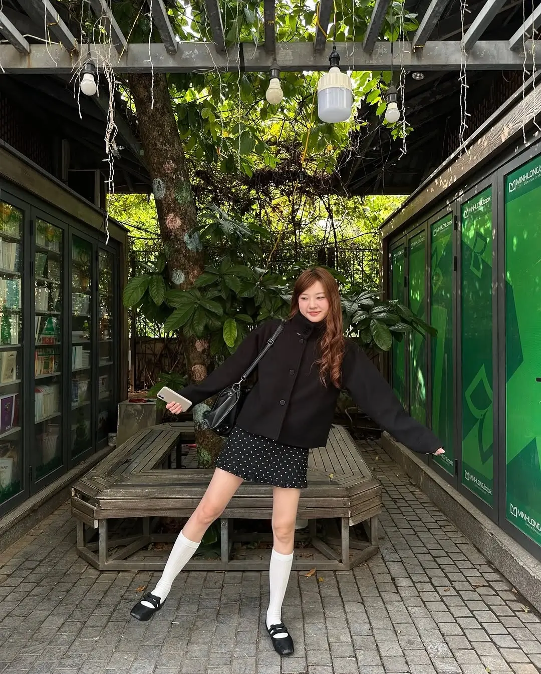 fall outfits with peacoat 2026 A Cropped Peacoat With Playful Preppy Energy