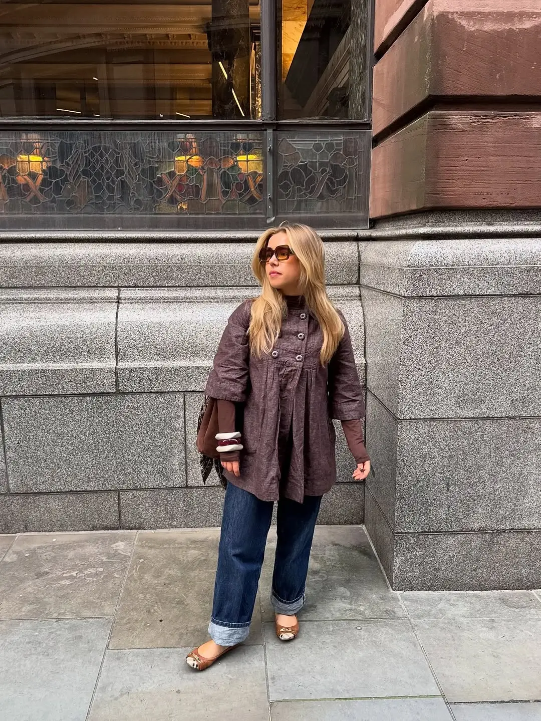 fall outfits with peacoat 2026 Rich Chocolate Layers That Refresh Everyday Denim