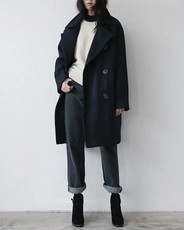 fall outfits with peacoat 2026 Relaxed Oversized Layers With Scandinavian Simplicity