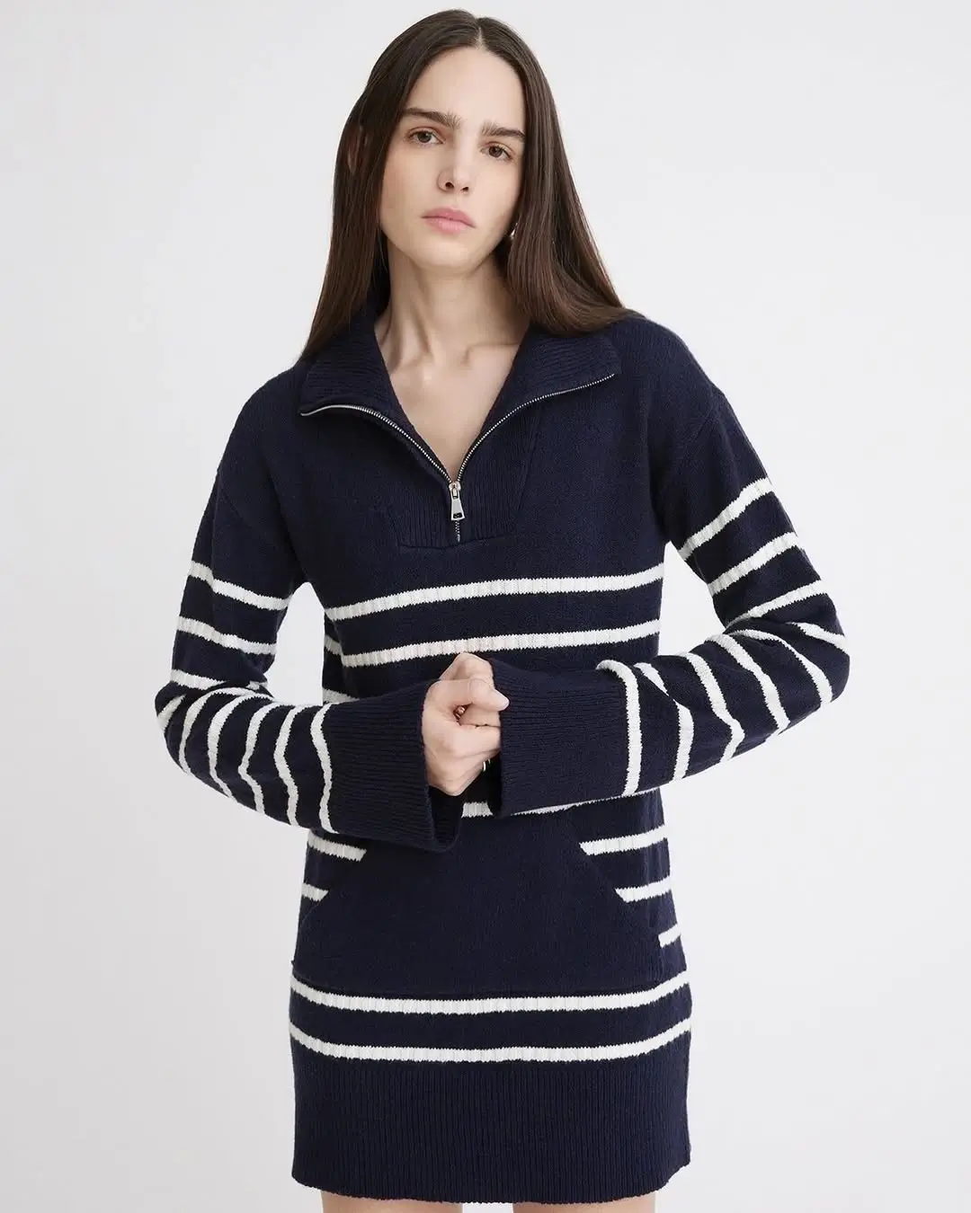 fall sweater dress outfits 2026 The Nautical Knit That Makes Casual Fall Dressing Feel Chic