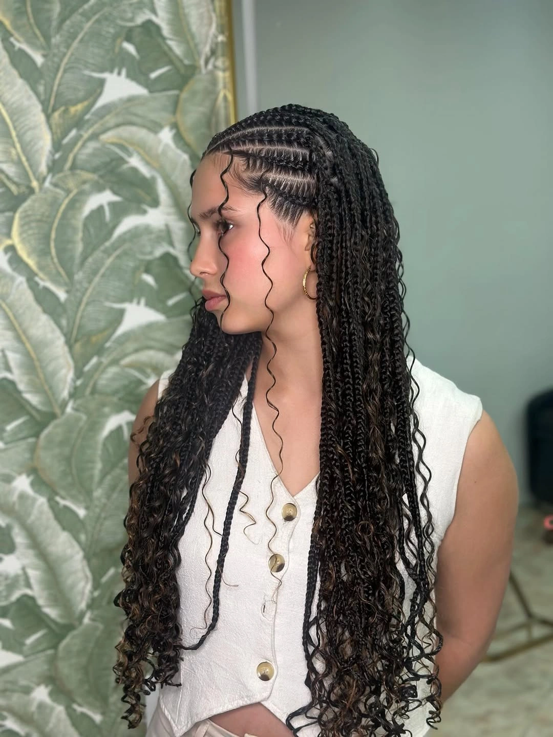 goddess braid Long Boho Goddess Braids for Natural Hair