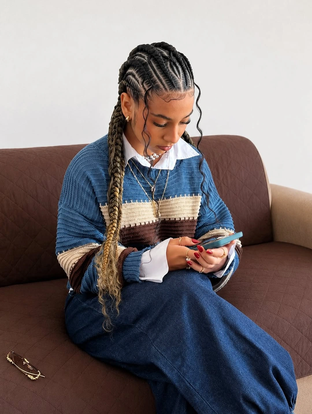 lemonade braid hairstyle Everyday Lemonade Braids With Soft Blonde Ombre Ends