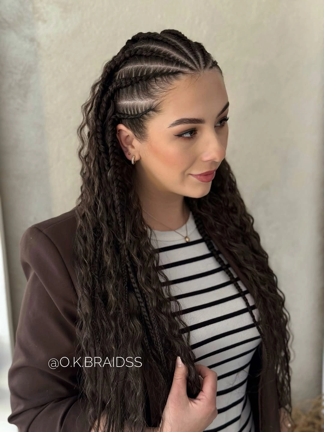 lemonade braid hairstyle Soft Wavy Lemonade Braids for an Effortless Boho Finish