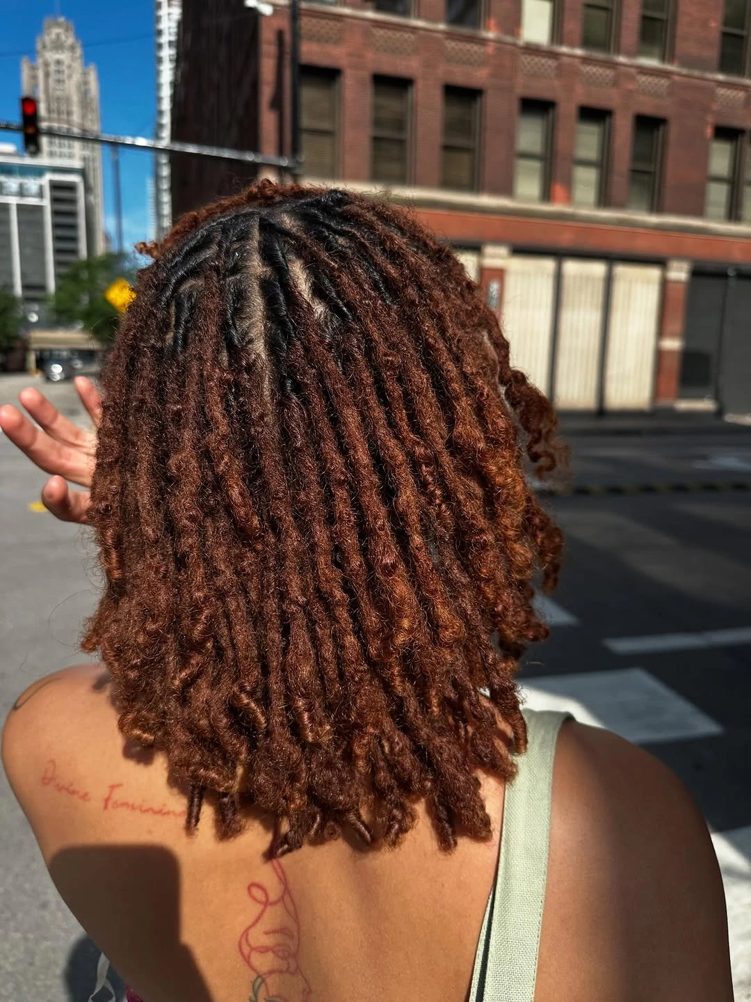 locs hairstyles for black women Rich Auburn Locs With Soft Natural Texture