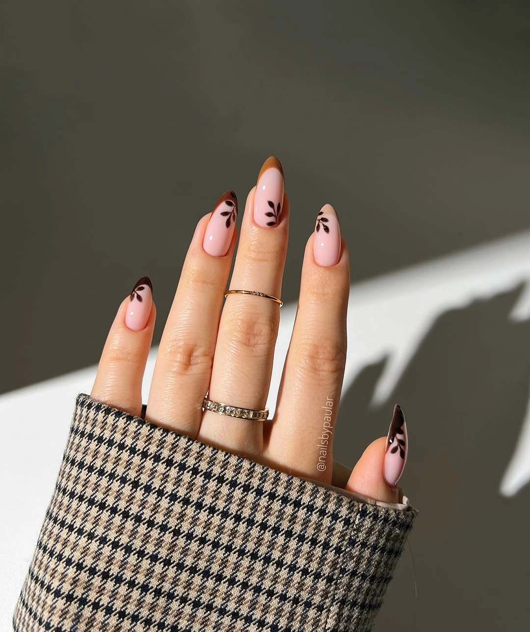 September nail designs 2026 Minimalist Botanical French Tips for an Elegant September