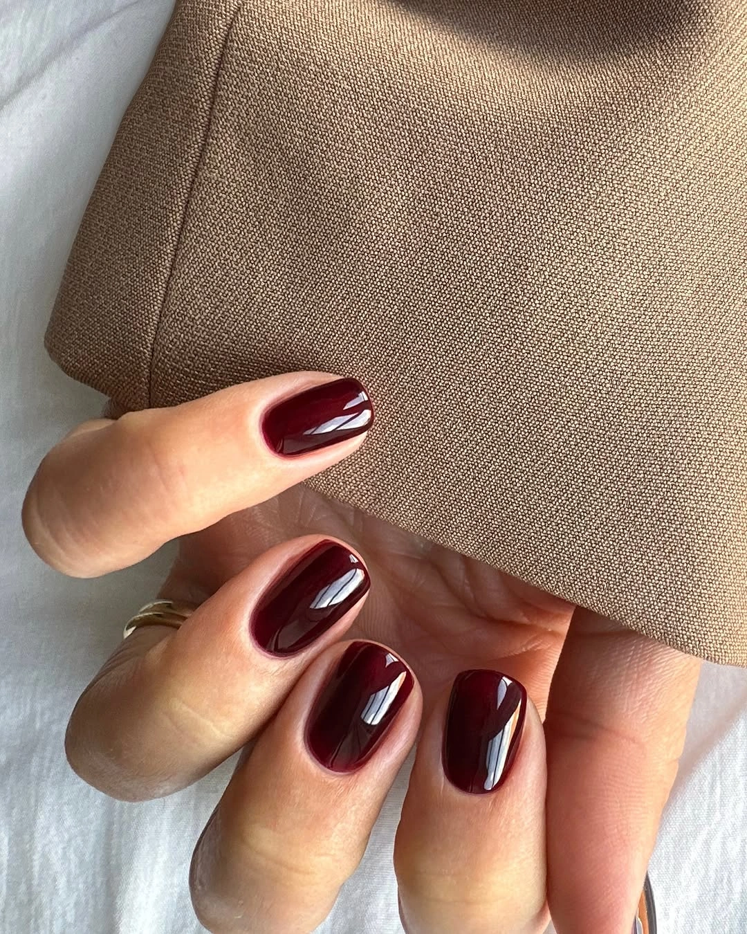 September nails color 2026 Classic Cabernet Nails That Never Miss
