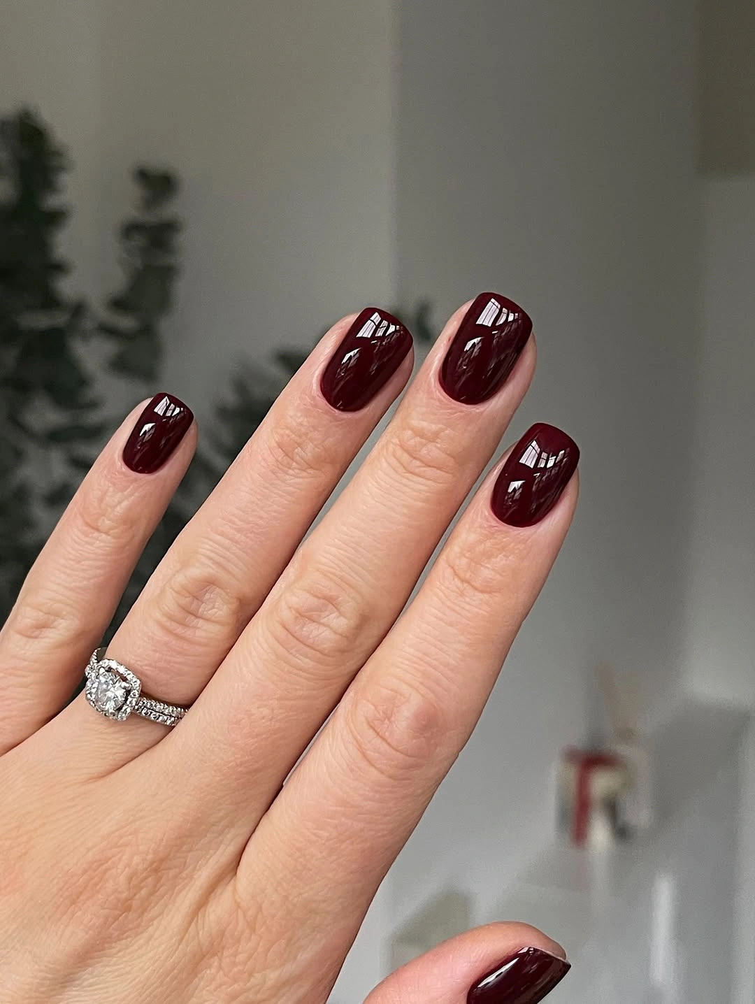 September nails color 2026 Deep Merlot Nails That Never Go Out of Style