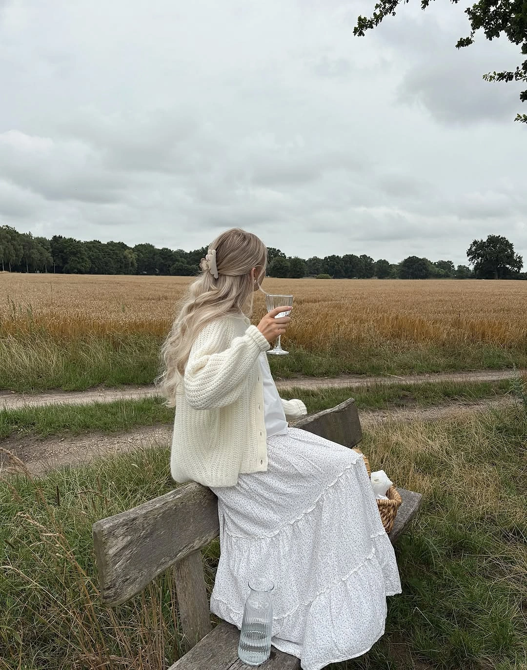 September outfits ideas 2026 Soft Cottage Romance for Peaceful September Days