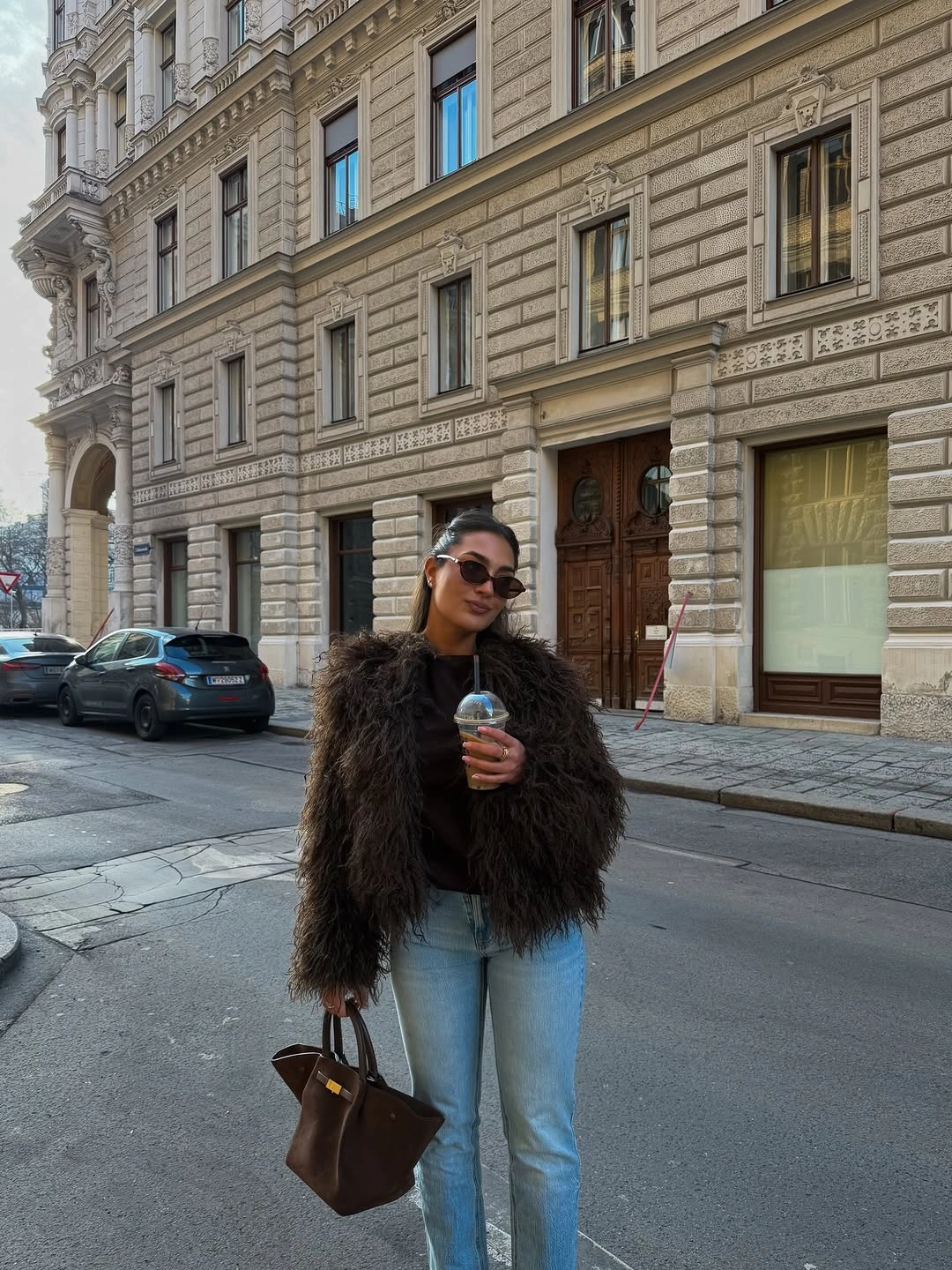 shaggy jacket Espresso Brown Layers That Never Go Out of Style