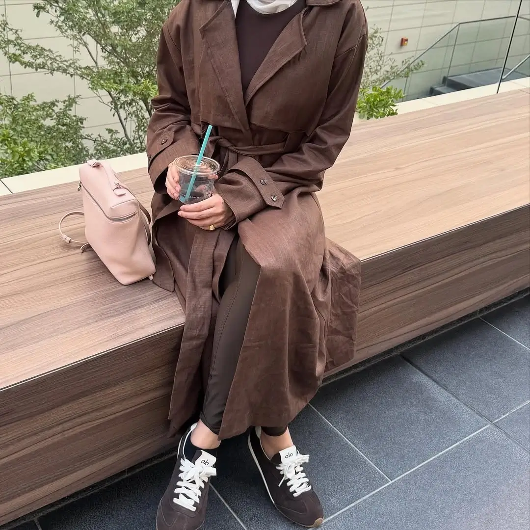 Trench coat fall outfits 2026 Rich Chocolate Layers for Cozy Everyday Dressing