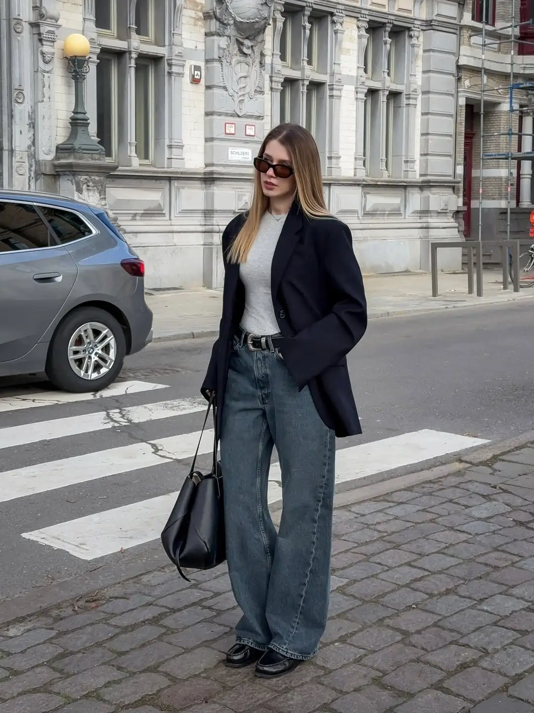 wide leg jeans outfit fall 2026 The Tailored Blazer Formula I Always Come Back To