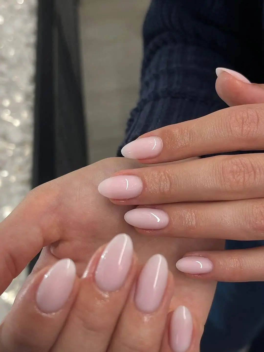 Brown Fall Nails 2026 Milky Almond Nails for a Soft Autumn Transition