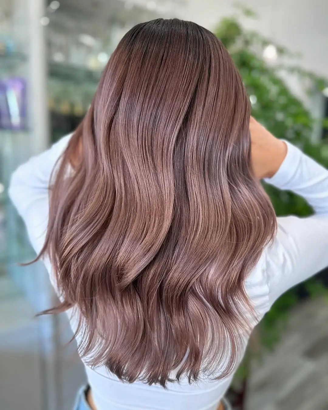 Fall brown hair colour ideas 2026 Cool Mushroom Brown With Velvet Dimension
