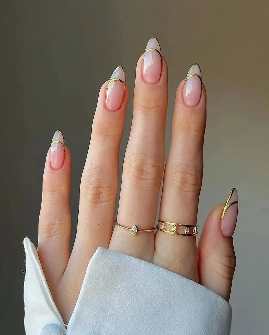 Fall wedding nails 2026 Minimal Gold French Tips That Never Go Out of Style