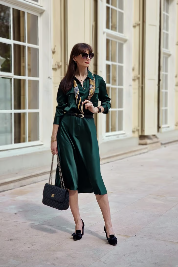 Sharp Pinstripe Blazer and Pencil Skirt for Professionalism Sharp Pinstripe Blazer and Pencil Skirt for Professionalism — Winter Teacher Outfits