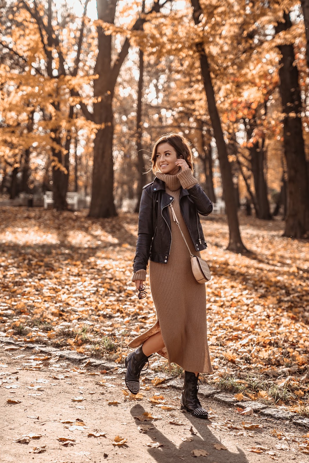 SWETROWA SUKIENKA - Z CZYM NOSIĆ? GDZIE KUPIĆ SWETROWĄ SUKIENKĘ Z GOLFEM? | SWEATER DRESS STYLE - StylOly blog by Aleksandra Marzęda