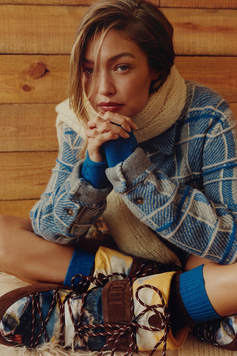 Printed Moon Boots with Checked Shirt and Scarf Printed Moon Boots with Checked Shirt and Scarf — Moon Boots Outfits
